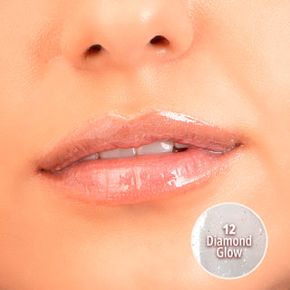 SET DE 12 TONOS GLOW'N'GLOSSY LIP GLOSS