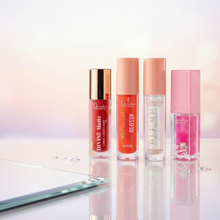 SET LIP TEASER 3 (LIQUID LIPSTICK, LIP GLOSS, LIP OIL, LIP PLUMPER)