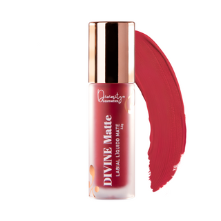DIVINE MATTE LABIAL LÍQUIDO CREMOSO (08 Rubí Salvaje)