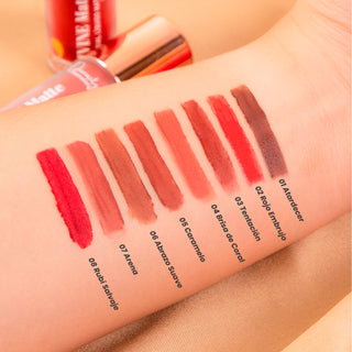 DIVINE MATTE LABIAL LÍQUIDO CREMOSO (01 Atardecer)